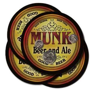  Munk Beer and Ale Coaster Set