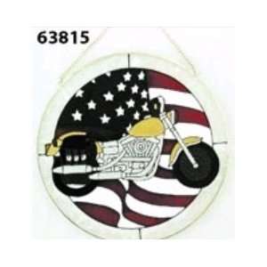  Suncatcher   Patriotic Motorcycle Automotive