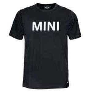  MINI Cooper Mens Wordmark Tee   Black  Size Medium 