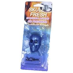 Air Freshener   Skull Fresh Blue Cadaver w/ Crossbones   Outdoor Fresh 