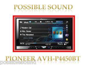   P4450BT Car stereo TFT 7/USB/iPod/ iPhone/AUX In/BT DVD player  