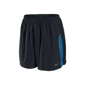  Nike Mens 5 Stretch Woven Running Shorts Black Size L 