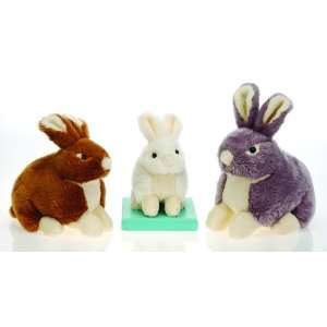  9   3 Assorted Natural Color Plush Bunnies Case Pack 24 