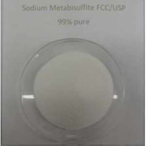  Sodium Metabisulfite USP/FCC Grade. 2 Lb. 