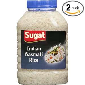 Sugat Indian Basmati Rice, 2.2 pounds (Pack of 2)  Grocery 