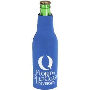 NCAA Florida Gulf Coast Eagles Zippered 12oz. Bottle Koozie   Royal 