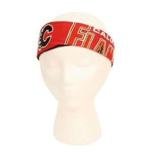  Calgary Flames Girls / Womens Jersey Style Mesh Headband 