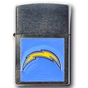SAN DIEGO CHARGERS NFL BRUSHED CHROME ZIPPO LIGHTER  