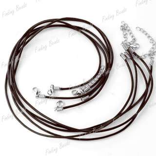 10 wholesale Elastic Leather Cord String Clasp TC0089  