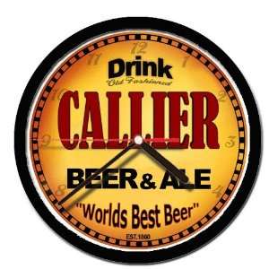  CALLIER beer and ale cerveza wall clock 