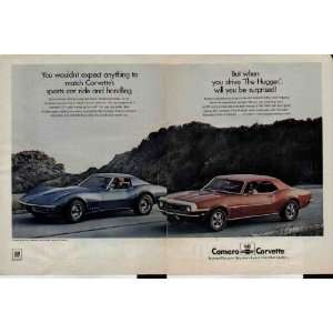   and 68 Camaro SS.  1968 Chevrolet Ad, A5169. 
