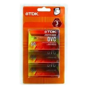  Selected DVC Camcorder tape 3 PK By TDK Electronics 