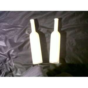   PAIR OF MATCHING COLOR BOTTLES*****VINTAGE 