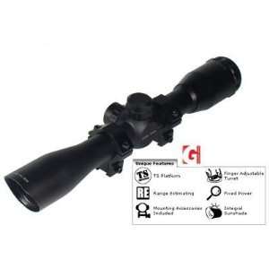  Leapers Golden Image 4x32 Rifle Scope, Mil Dot Reticle, 1 