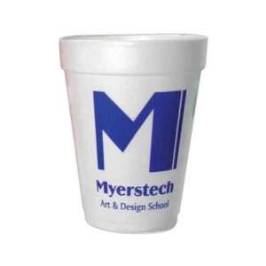  6 oz.   White styrofoam cup.