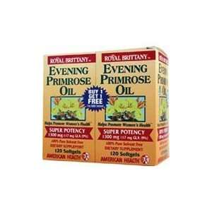 American Health Evening Primrose Oil 1300 mg Soft Gels 120s Buy 1 Get 