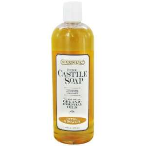  Shadow Lake Castile Soap Ginger 16 Oz Beauty