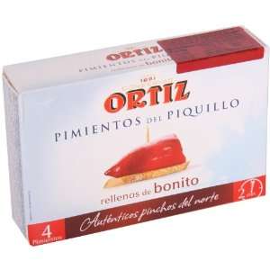 Ortiz Piquillo Peppers Stuffed with White Tuna, 300 Grams  