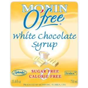 Monin *Sugar Free* White Chocolate Syrup Grocery & Gourmet Food
