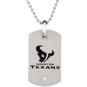  Houston Texans NFL Logo Dog Tag Stainless Steel Jewelry