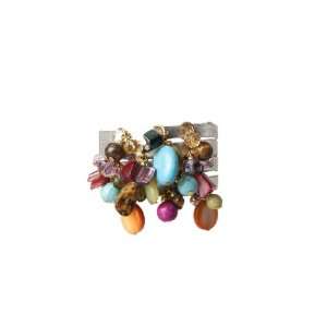  Jenny Rabell Golden/Colors 4 String Bracelet Jewelry