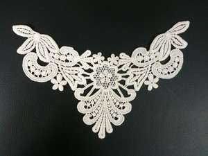 Sewing Material Cotton Chemical Motive Lace Ivory 1pcs n006  