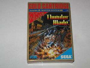 Thunder Blade Sega Mark III Master System JP import CIB  