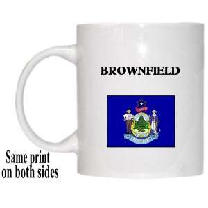   US State Flag   BROWNFIELD, Maine (ME) Mug 