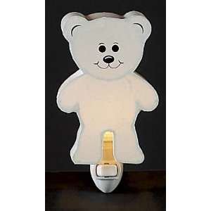  Childrens Quality Designed White Bear Bedroom Night Light Baby