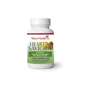 Heart Savior   6 Powerful Cholestrol Fighting Ingredients Plus 60mg CO 