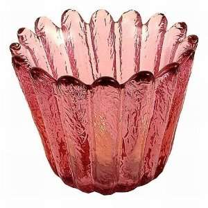   Madras Flower Votive Fenton Art Glass 2008 Collection