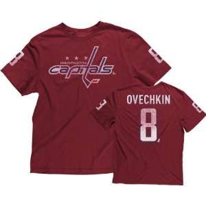 Washington Capitals Alex Ovechkin Retro Sport Vintage Name and Number 