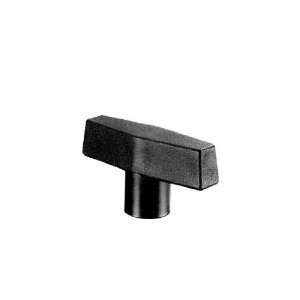  Phenolic T Handle Female, Brass Insert 1/4 20 Thread x 7/16 Depth 