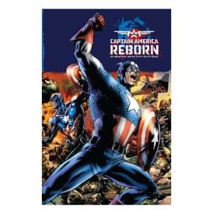  Captain America Reborn #1 Cover Captain America Giclee 