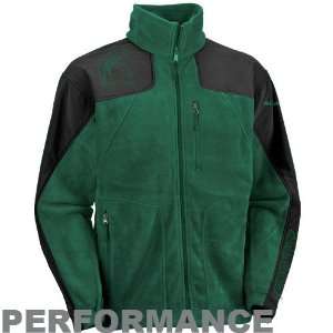   State Spartans Green Stormchaser Full Zip Performance Jacket (Large
