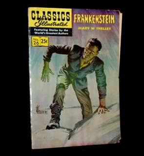 Classic Comic Book Frankenstein By Mary W Shelley #26  