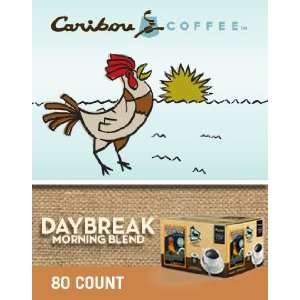 Caribou Coffee * DAYBREAK MORNING BLEND * 80 K Cups for Keurig Brewers 