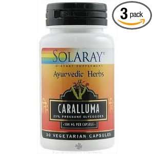  Caralluma 500mg 30 VCAPS 3PACK