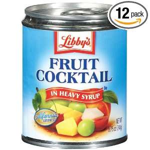 Libbys Fruit Cocktail In Heavy Syrup, 8.75 Ounce Cans (Pack of 12 