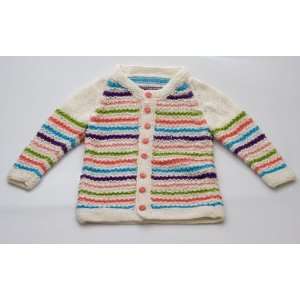  All Natural Striped Cotton Cardigan 
