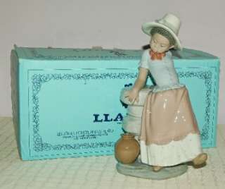   lladro a step in time 5158 rare issue sculptor jose roig height 8 1 2