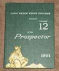 1961 long beach state csulb yearbook annual prospector returns 