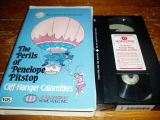 Perils of Penelope Pitstop Cliff Hanger Calamities VHS  