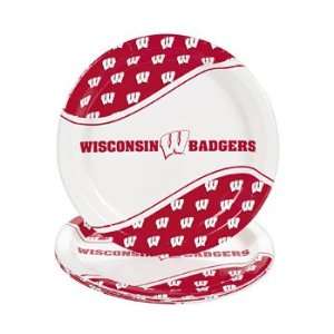  NCAA™ Wisconsin Dinner Plates   Tableware & Party Plates 