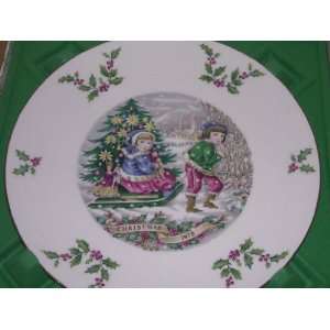  Royal Doulton Christmas Plate 1979 Sleigh Ride   3rd in 