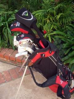 11PC Golf Club Set CALLAWAY Driver NEW Wood Hybrid Irons Putter Bag 
