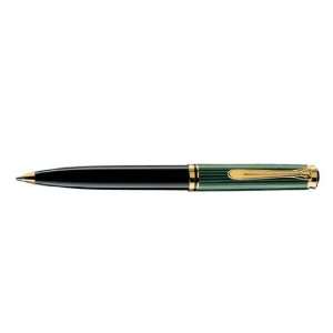  Pelikan Souveran 600 Ballpoint Pen   Green/Black 980086 