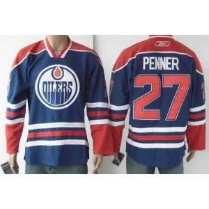 2012 New NHL Edmonton Oilers #27 Penner Blue Ice Hockey 