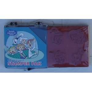  Jetsons Stamper Pak With Ink Pad & 4 Small Rubber Stamps 