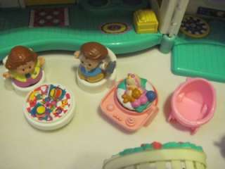   LITTLE PEOPLE DOLLHOUSE SCHOOL CAMPING BOAT HUGE BABY TOY LOT  